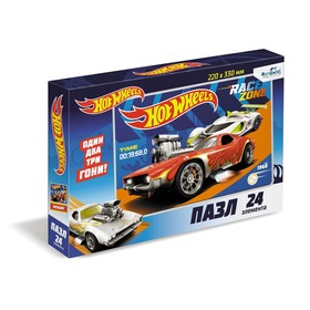 

Пазл Hot Wheels «Территория гонки», 24 элемента
