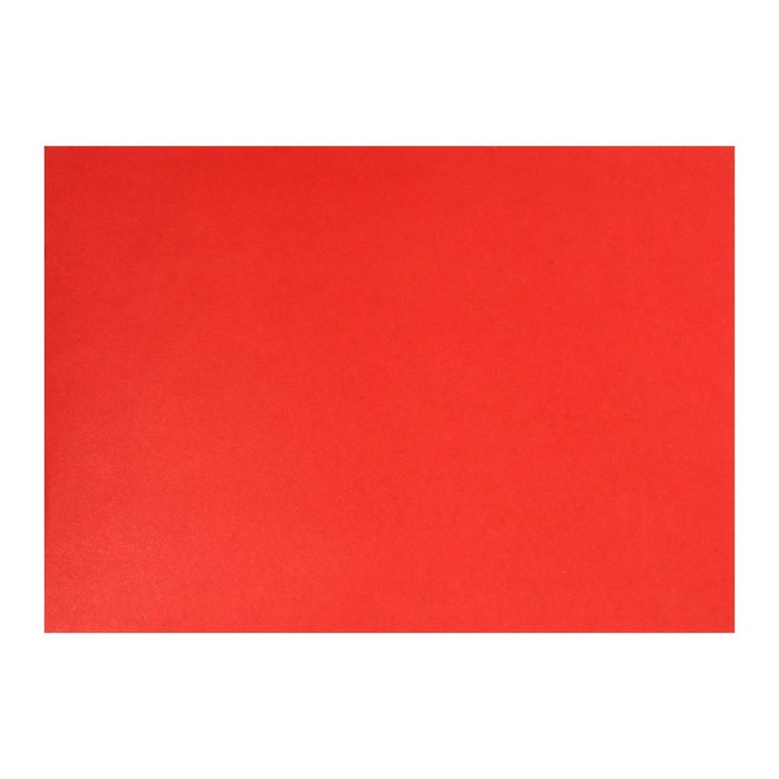 Картон цветной А4, 190 гм2, немелованный, красный, цена за 1 лист