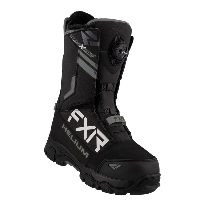 Ботинки FXR Helium BOA с утеплителем, размер 7/9, чёрные ботинки женские fxr helium boa с утеплителем черные розовые размер 37