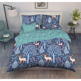 

Постельное бельё евро «Волшебство», размер 200x220 см, 200x215 см, 70x70 см - 2 шт