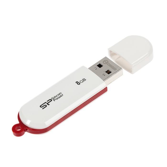 USB-флешка Silicon Power 8Gb Luxmini 320 USB 2.0 белый