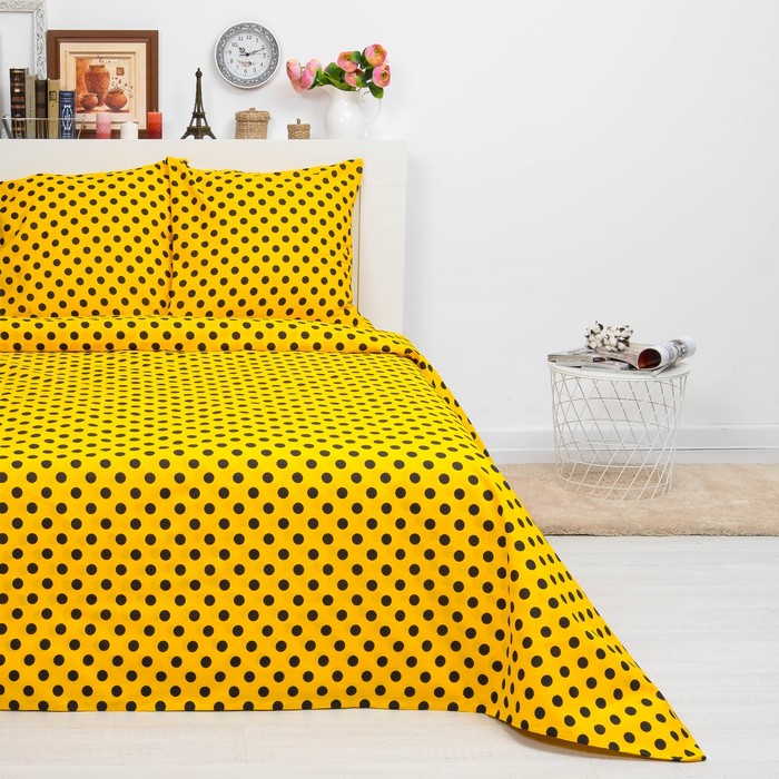 Постельное бельё 1,5 сп., Сударушка Горох Мулен Руж 150*215 см, 150*215 см, 70*70 см 2 шт.