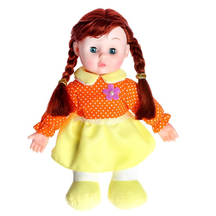 Кукла мягконабивная «Сонечка» 30 см, со звуком, в платье кукла мягконабивна сонечка 30 см со звуком в платье 7042177