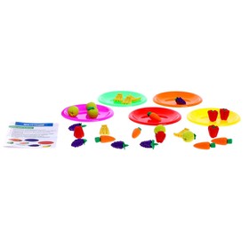 Развивающий набор «Цветные тарелочки», в пакете Ош
