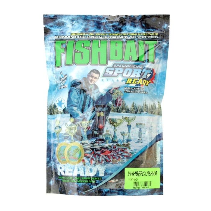 фото Прикормка fishbait «ready sport» 0,75 кг. универсальная