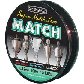 

Леска BALSAX "Match" 100м 0,12 (1,85кг)