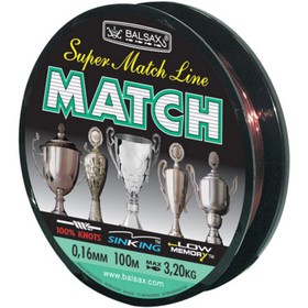 

Леска BALSAX "Match" 100м 0,16 (3,20кг)