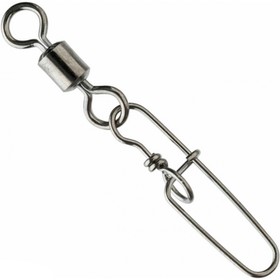 

Вертлюг с застежкой Daiwa SUPER SAFE L. SWIVEL TYPE 2 1/0 (8 шт.)