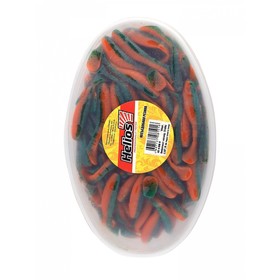 

Виброхвост несъедоб. Helios Chubby 3,55"/9 см Pepper Green n Orange 100шт. (HS-4-018-N)