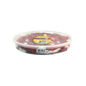

Виброхвост несъедоб. Helios Jap 3,15"/8 см Red Sparkles WT 100шт. (HS-32-034-N)