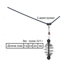 

Кормушка "Витая с антизакруч. загиб." дл.30см., 2х11гр. (Пирс) (10шт.)