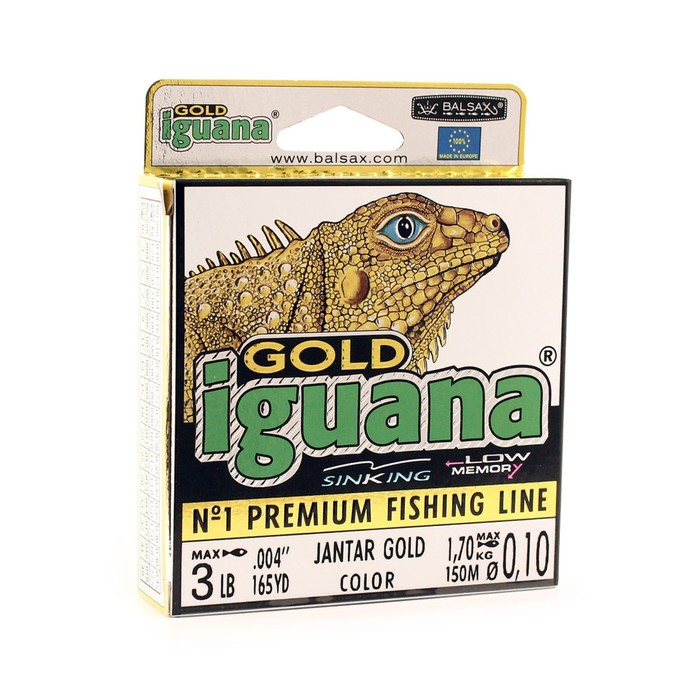 фото Леска balsax "iguana gold" box 150м 0,10 (1,7кг)