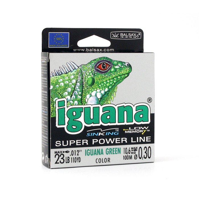 фото Леска balsax "iguana" box 100м 0,30 (10,6кг)