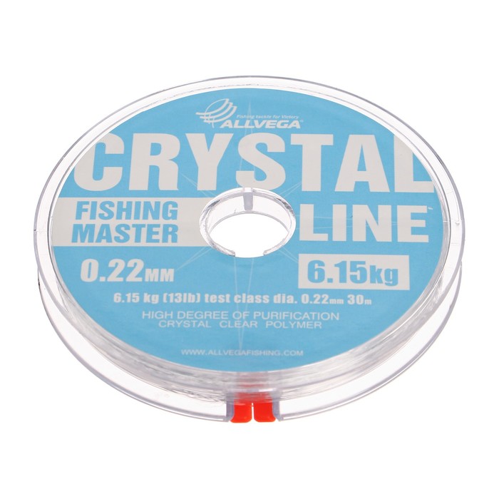 фото Леска монофильная allvega "fishing master" crystal 30м 0,22мм (6,15кг)