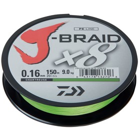 

Леска плетеная DAIWA J-Braid X8 0,16мм 150м (флуор.-желтая)