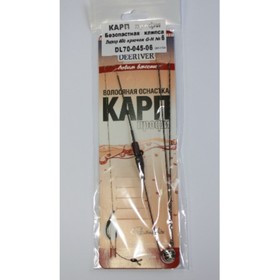 

Оснастка донная КАРП ПРОФИ (шнур-лидкор 45lb, кр.№4) DeepRiver
