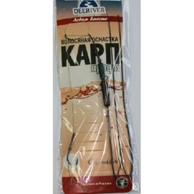 

Оснастка донная КАРП ПРОФИ L (антизакр., клипса 250г, кр. H-G №1/0 DeepRiver