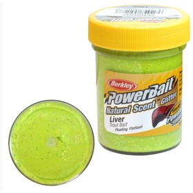 

Паста форелевая "Berkley" NATURAL SCENT TROUT BAIT 50gr LIVER - CHARTREUSE (зеленый)