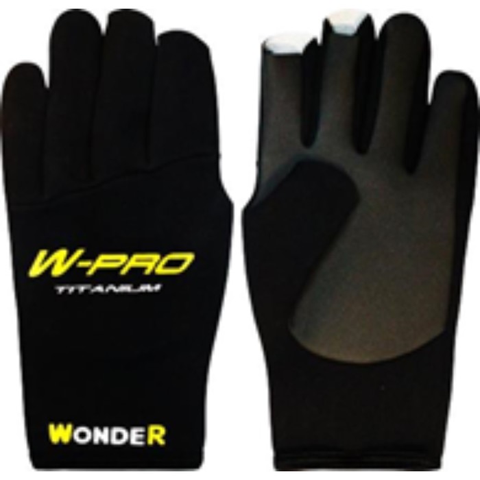 фото Рыболовные перчатки wonder w-pro wg-fgl012 (черные) m пара