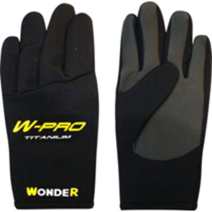 фото Рыболовные перчатки wonder w-pro wg-fgl062 (черные с пальцами) m пара