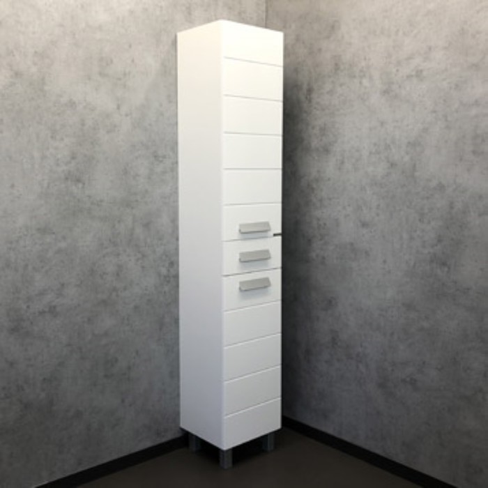 Шкаф-колонна COMFORTY «Модена М-35» цвет белая матовая полупенал comforty флоренция 35 белая