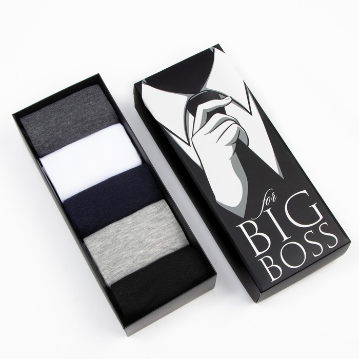 Набор мужских носков KAFTAN Big boss 5 пар, размер 39-41 фотографии
