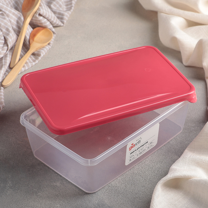 Контейнер пищевой 1,35 л "Браво", цвет МИКС