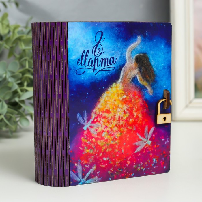 

Шкатулка-книга "8 марта. Стрекозы" 14 см