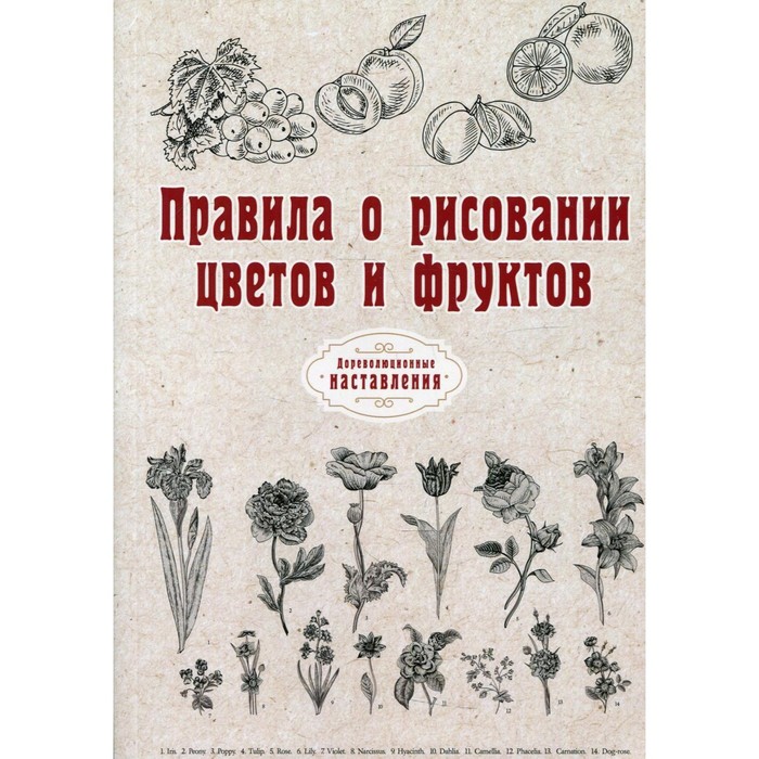 фото Правила о рисовании цветов и фруктов rugram_public domain