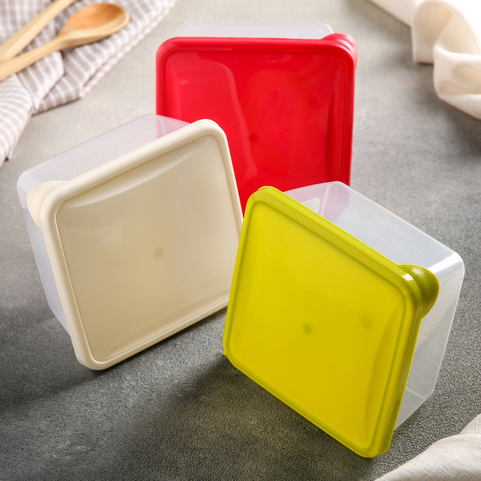 Контейнер пищевой 450 мл "Браво", цвет МИКС