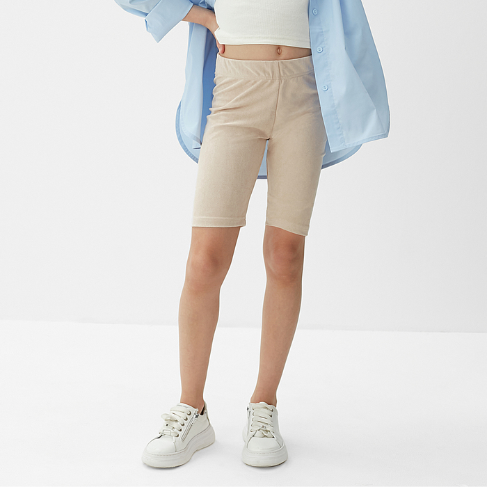 

Велосипедки детские MINAKU: Casual Collection KIDS цвет жемчужный, рост 110
