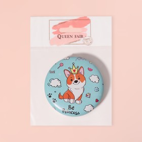 

Зеркало складное «Princess Corgi», d 7 см, с увеличением, разноцветное