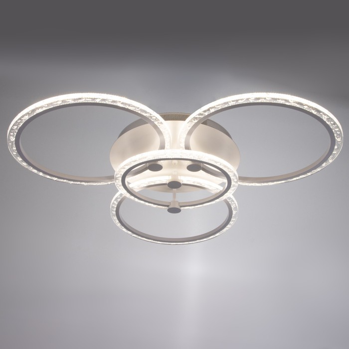 

Люстра с ПДУ 1833/4WT LED 158Вт 3000-6000К диммер белый 82х77,5х11 см