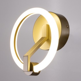 

Бра 1809/1 LED 19Вт шампанское золото 20х8х20 см