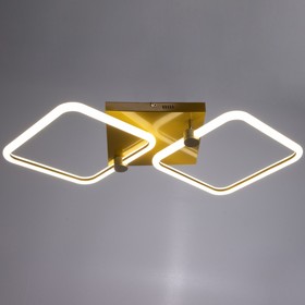 

Люстра 1812/2 LED 90Вт шампанское золото 65х45х10 см