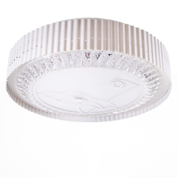 Люстра с ПДУ 1235/1 LED 95Вт 3000-6000К белый 50х50х9 см BayerLux