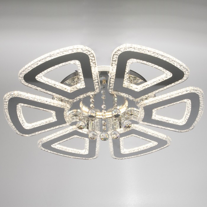 

Люстра с ПДУ 1838/6SL LED 276Вт 3000-6000К диммер серебро 66х66х7,5 см