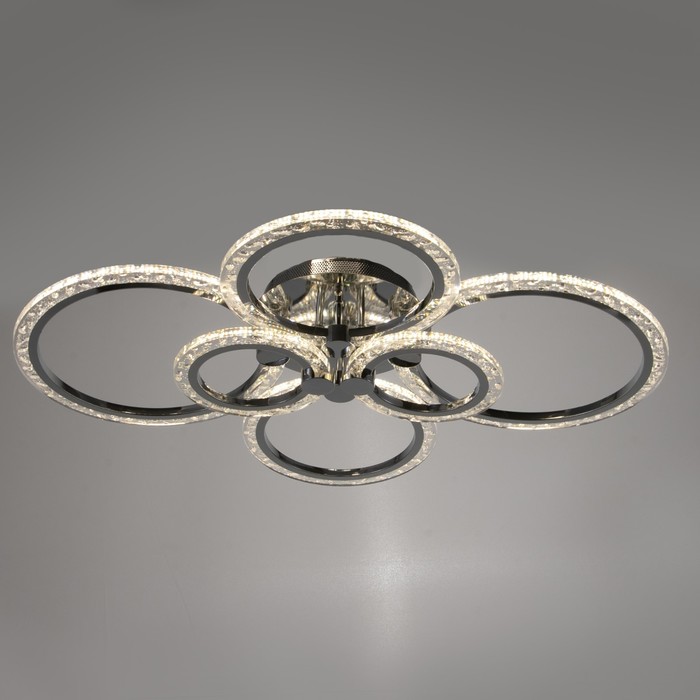 

Люстра с ПДУ 1833/6SL LED 145Вт 3000-6000К диммер серебро 76х58,5х13,5 см BayerLux