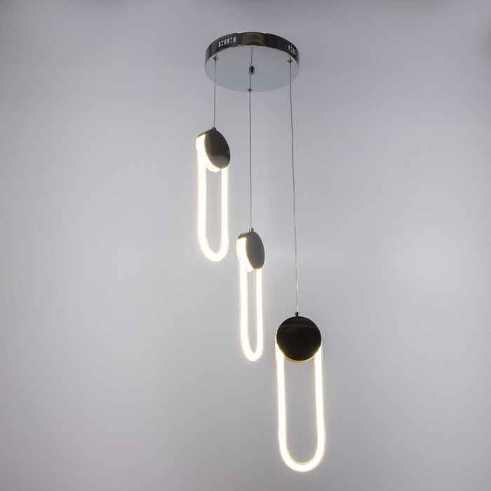 

Светильник 1793/3 LED 72Вт 4000К хром 35х35х35-135см