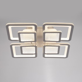 

Люстра с ПДУ 1970/4 LED 144Вт 3000-6000К диммер белый 60,5х60,5х7,5 см