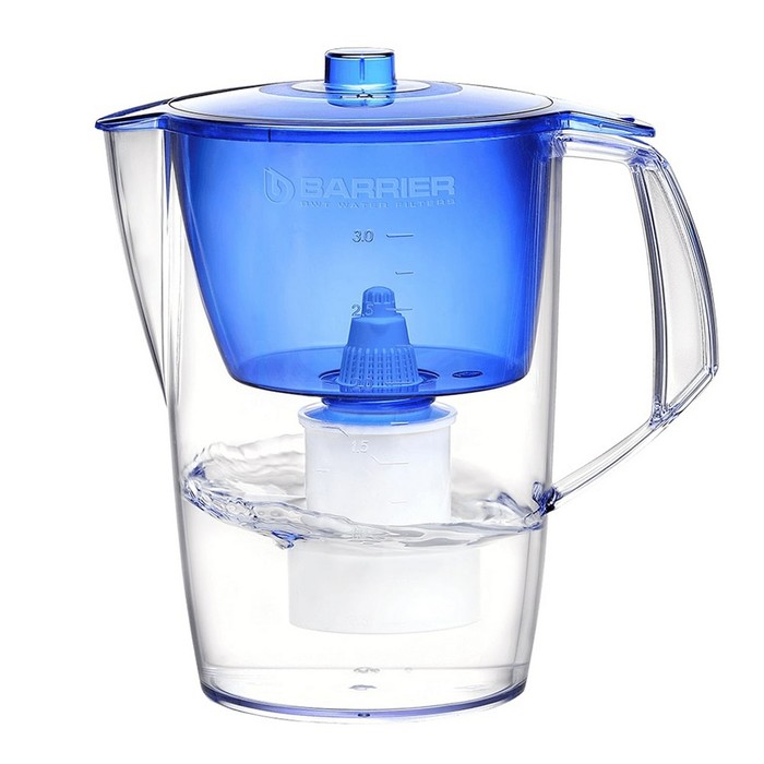 Фильтр-кувшин 3,6 л "Барьер. Норма", цвет индиго