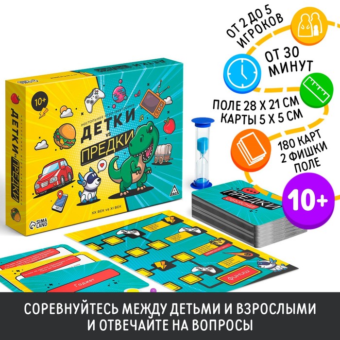 Настольная игра-викторина Детки vs предки 10 1050₽