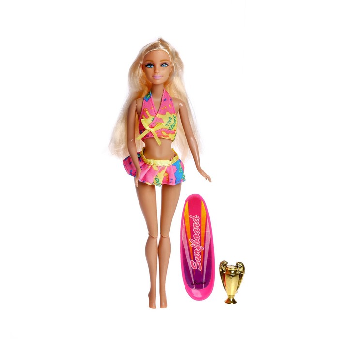 Кукла-модель «Ксения на отдыхе» шарнирная, с аксессуарами, МИКС кукла модель шарнирная синтия на отдыхе с малышкой и аксессуарами микс 6974552