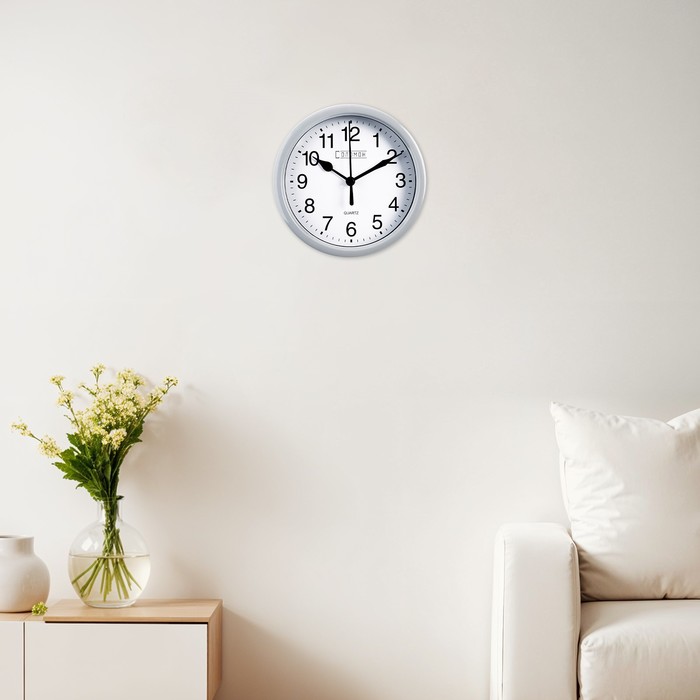 фото Часы настенные "соломон", d-15 см, дискретный ход