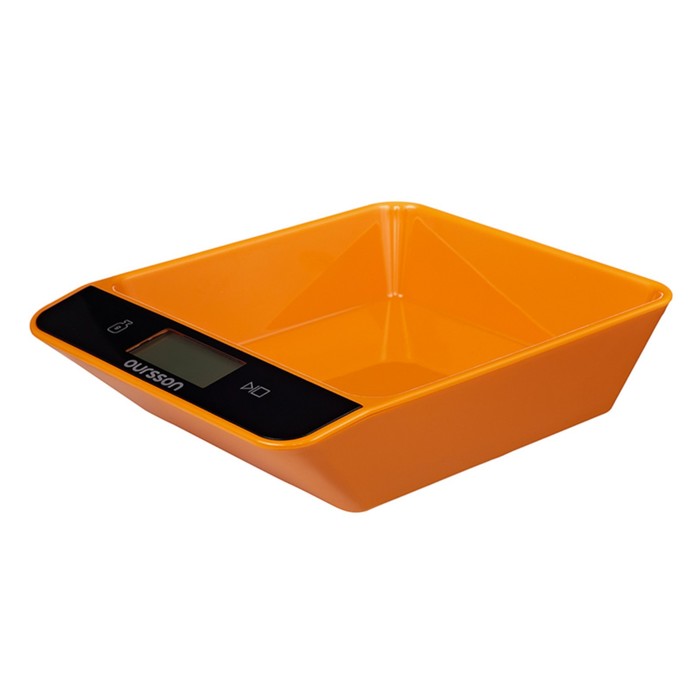 Весы кухонные Oursson KS0507PD/OR, до 10 кг, 2хААА, оранжевые