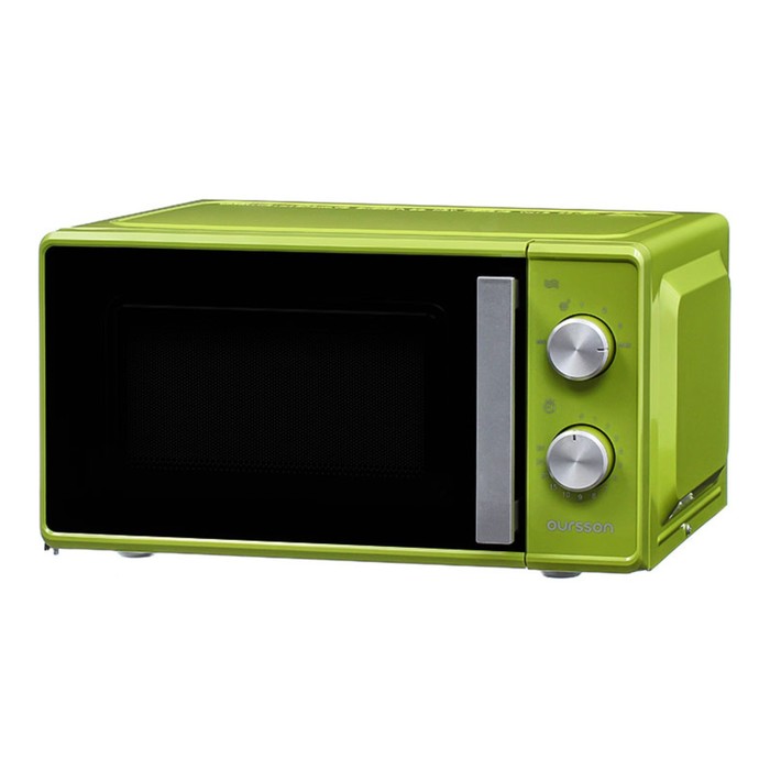 Микроволновая печь Oursson MM1702/GA, 700 Вт, 17 л, таймер, зеленая микроволновая печь oursson mm1702 зеленый