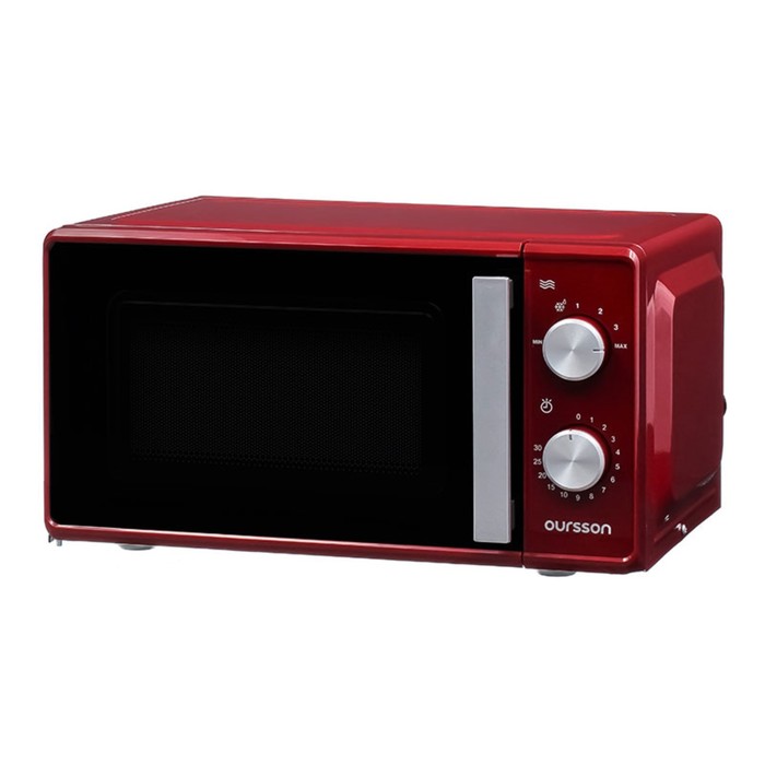 Микроволновая печь Oursson MM1702/DC, 700 Вт, 17 л, таймер, красная