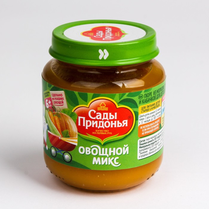 

Пюре Сады Придонья овощной микс 120г