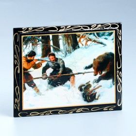 

Магнит «Охота», 8×10 см, лаковая миниатюра, микс