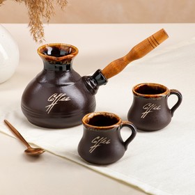 

Кофейный набор "Средний", керамика, 0.4/0.1 л, 1 сорт